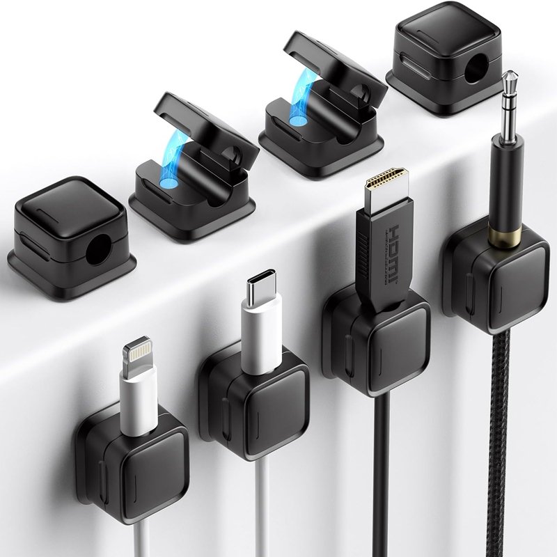 Cable Management System with Clips